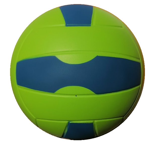 Balón de esponja Voleibol 7″verde /Azul
