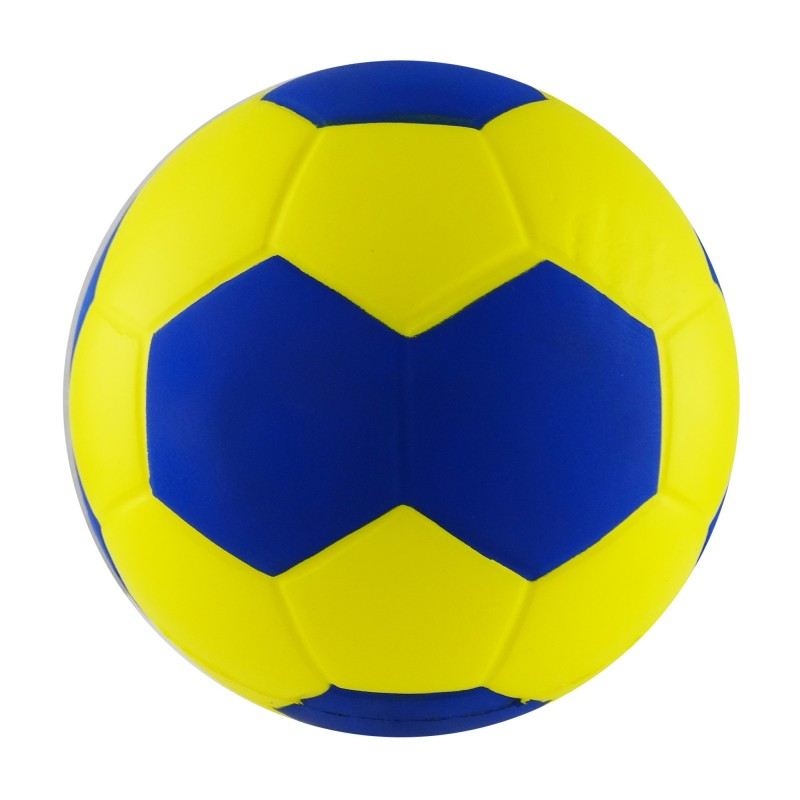 Balon Esponja Pu.Handball 6″ Amarillo/Azul