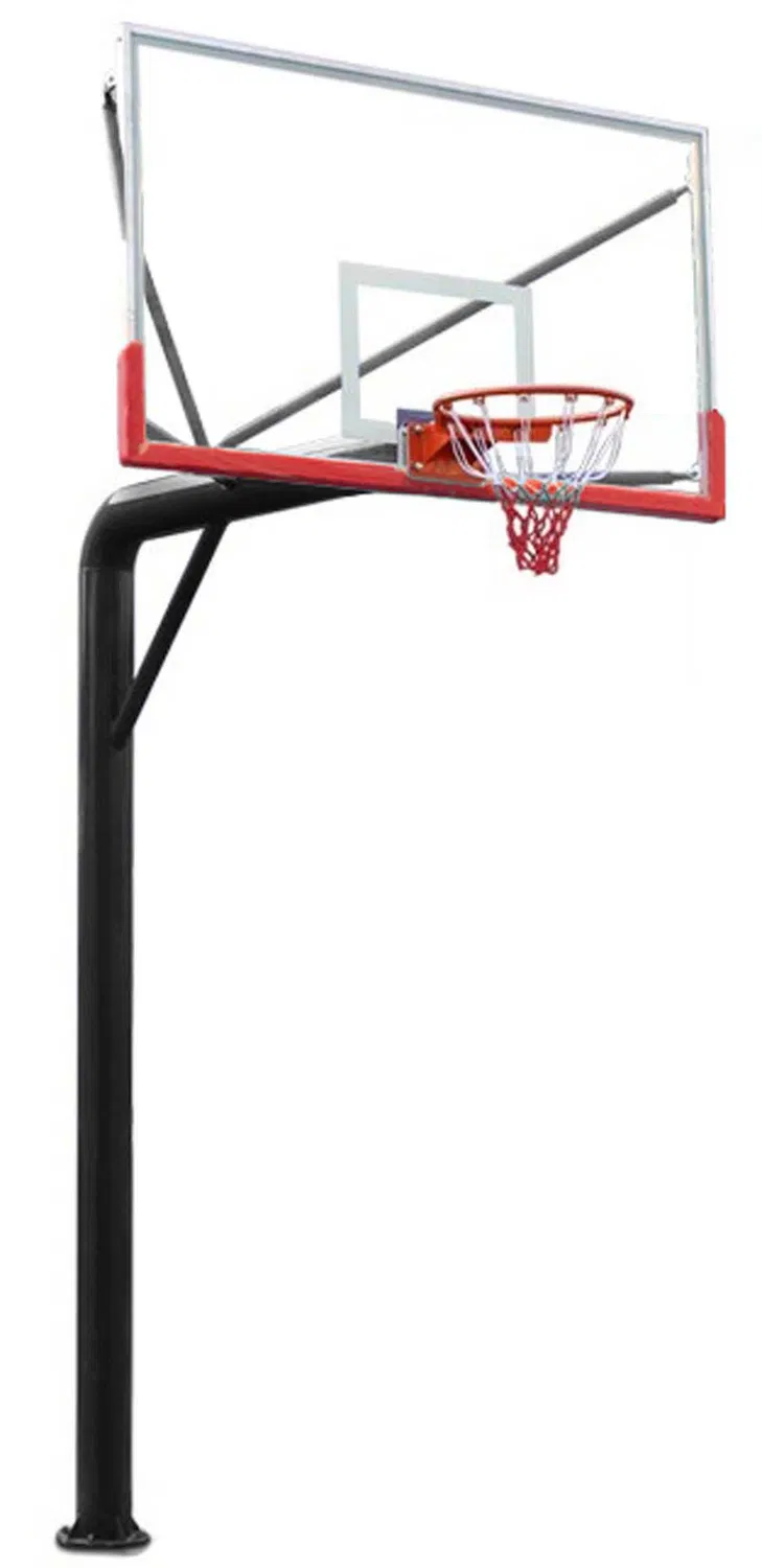 Canasta de baloncesto enterrada de por vida para exteriores al por mayor