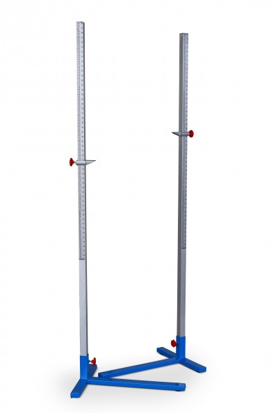 Altímetro de salto/ atletismo de aluminio estándar para salto de altura utilizado para competición.