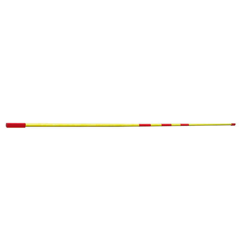 barra de salto / atletismo de fibra de vidro estándar para salto de altura utilizado para competición.