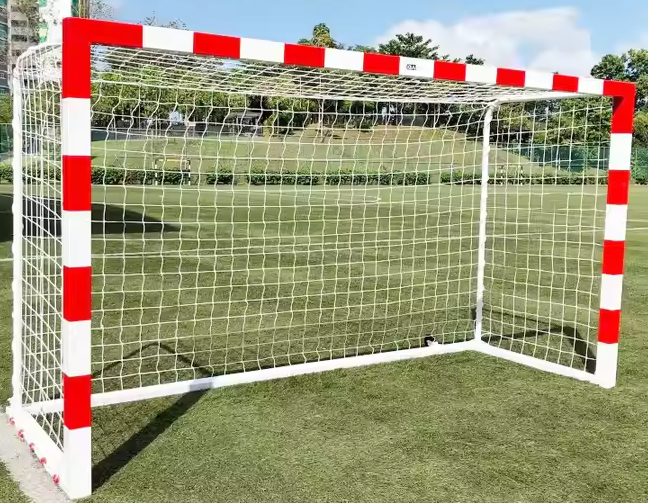 Portería de handbol portátil de aluminio de 2 x 3 m/competición.