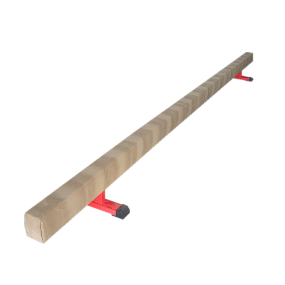barra baja de madera, viga de equilibrio de piso