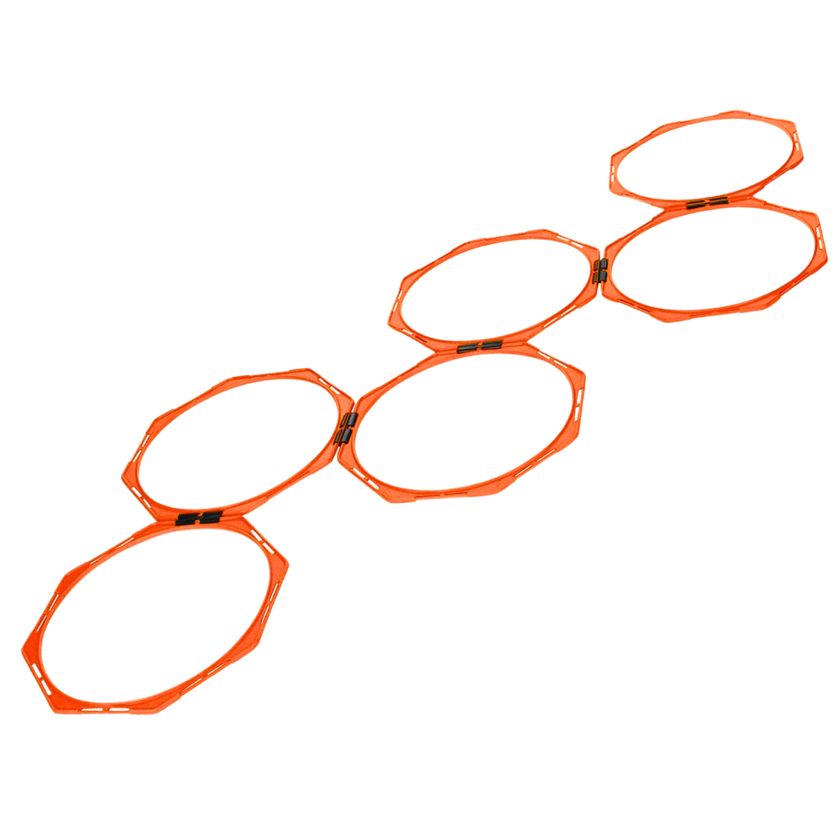 Escalera Octagonal de 6 Anillos para Entrenamiento de Agilidad